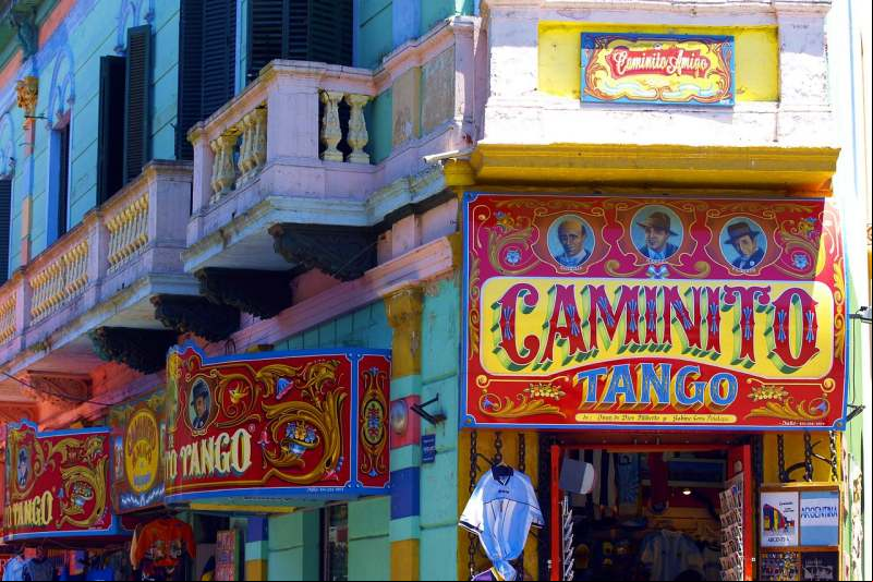 Museu de Belas Artes ao Ar Livre Caminito - La Boca - Buenos Aires - Argentina - Am